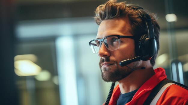 Architectenteam bij een videoconferentie