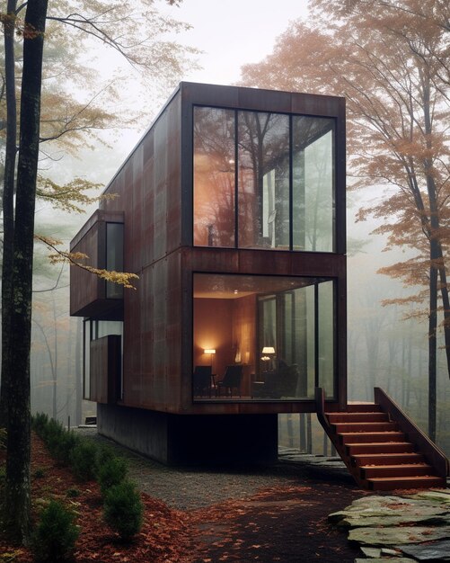 Architector house design Cabin New York State