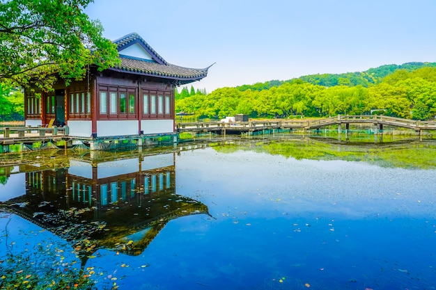 Architecturaal landschap van Chinese klassieke tuinen