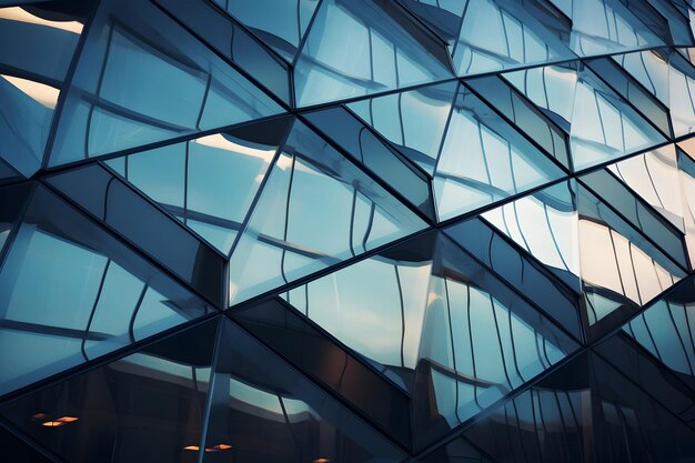 Architectural Abstract Photography Of Glass Buliding