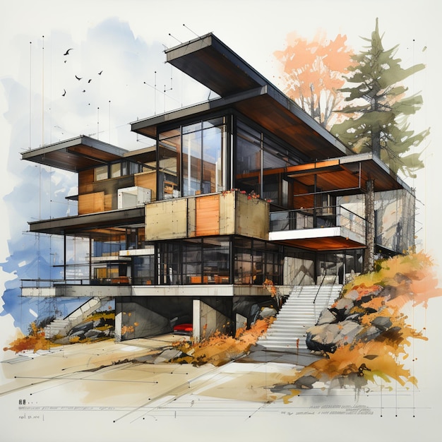 architectural design drawings