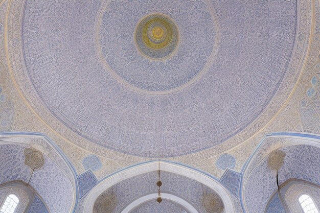 architectural detail of a mosque dome building background