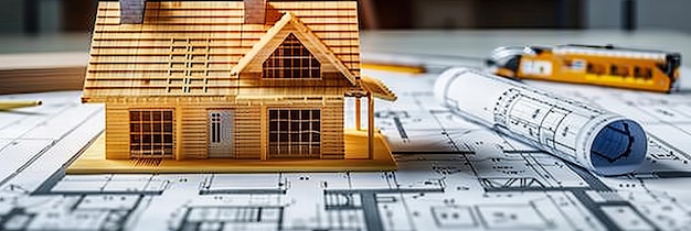 Архитектурный план строительства дома и модель планирования и концепции развития