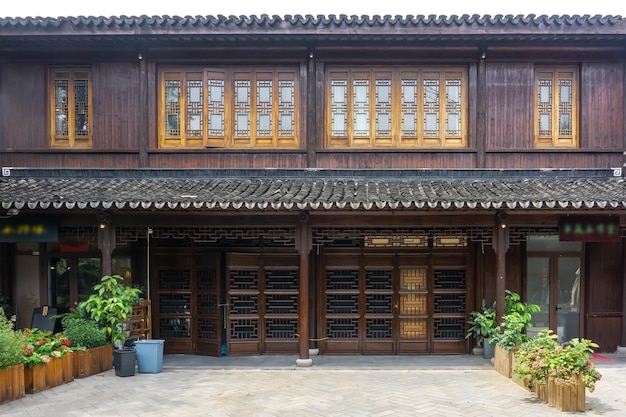 Photo architectural landscape of suzhou ancient town