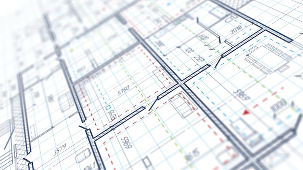 Architectural plan House plan project Engineering design Industrial construction