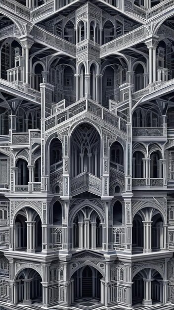 Photo architectural symmetry