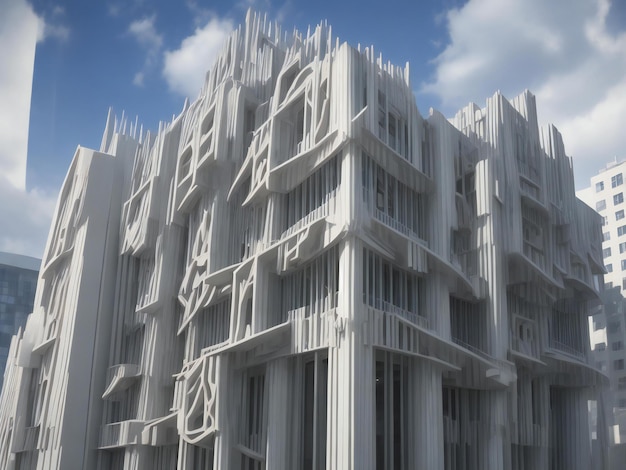 architecture beautiful close up image ai generated