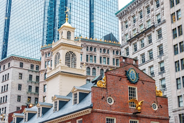 Buildins di architettura nella città di boston del centro