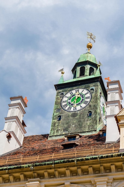 Architecture detail in the city of Graz Styria Austria