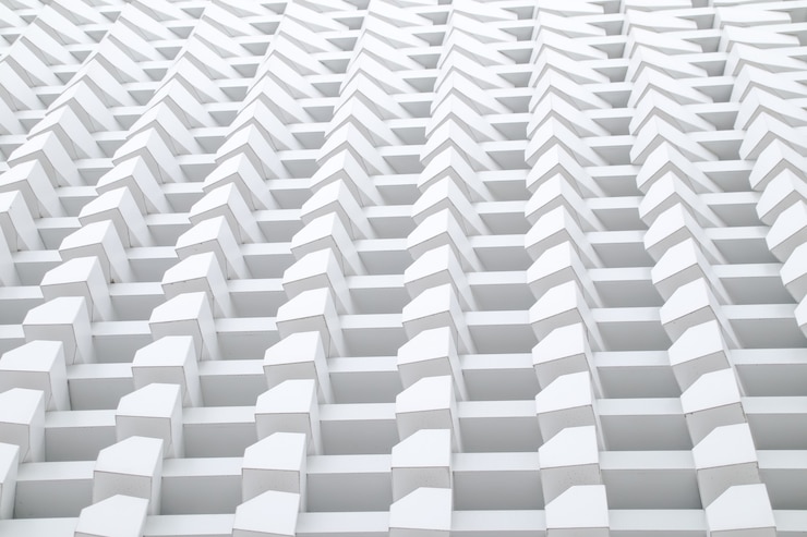 Photo architecture detail modern box weave structure pattern construction