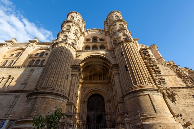 Photo architecture details of malaga cathedral