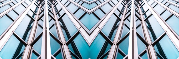 Architecture details Modern Building Glass facade Business background