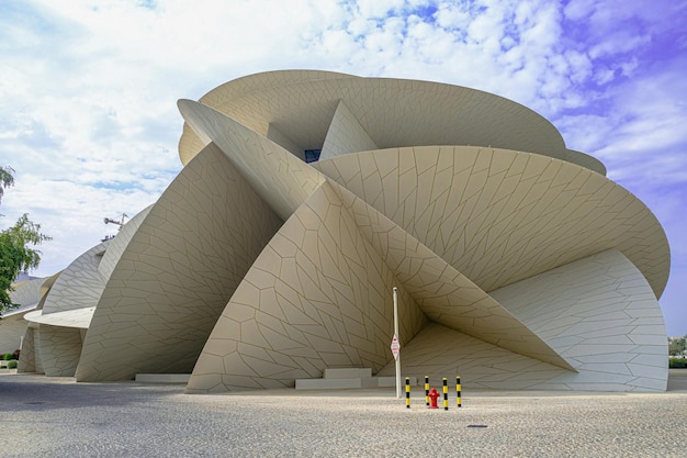 カタール・ドーハにある国立博物館の建築詳細
