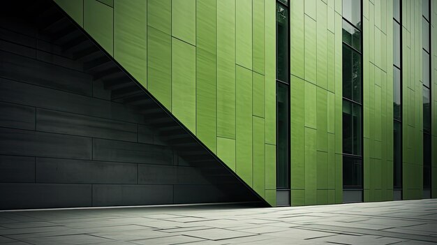 Architecture green gray