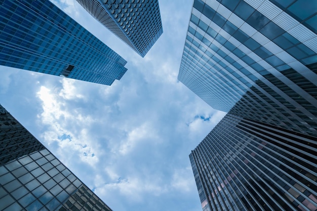 Architecture in La Defense, Paris, France