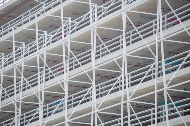 Struttura edile della struttura del metallo di architettura dello spazio di parcheggio dell'automobile
