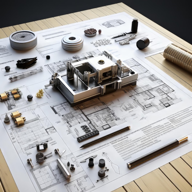 Photo architecture model