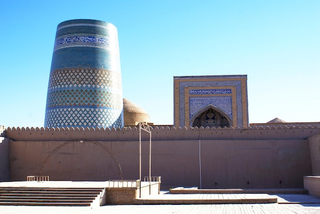 Architecture of the old city in Khiva