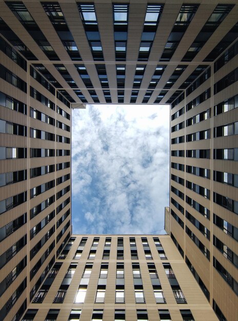 Foto architettura e cielo