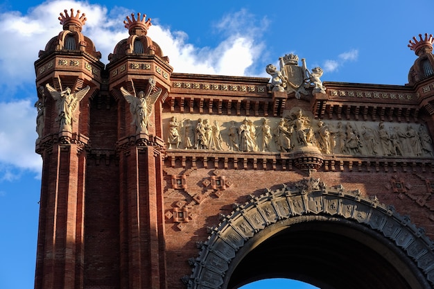 Foto architettura della spagna. attrazioni di barcellona