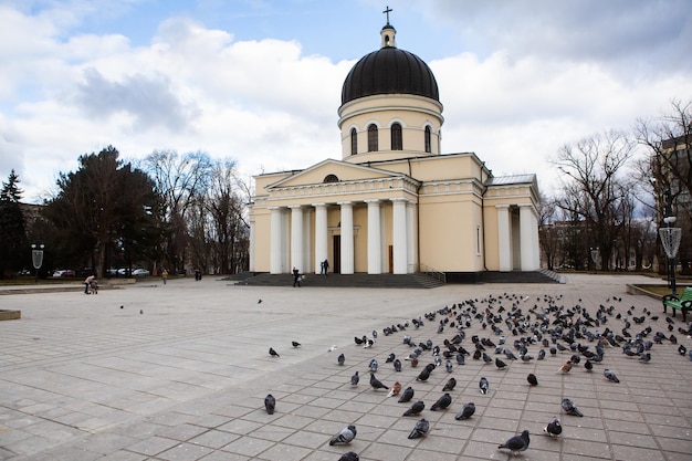 Architecture and Streets of Chisinau Avenue of Stephen the Great in Chisinau