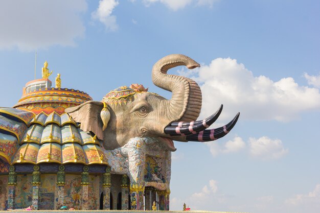 Architecture in Wat Ban Rai , Nakhon Ratchasima province, Thailand