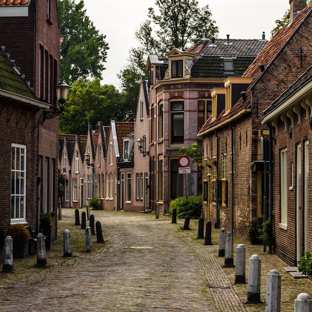 Foto architectuur in alkmaar nederland