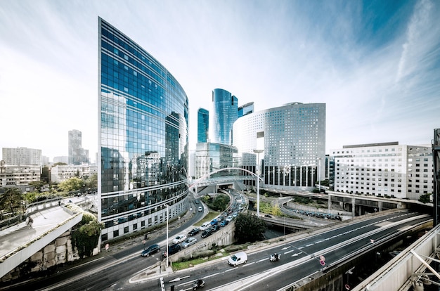 Architectuur in La Defense, Parijs, Frankrijk