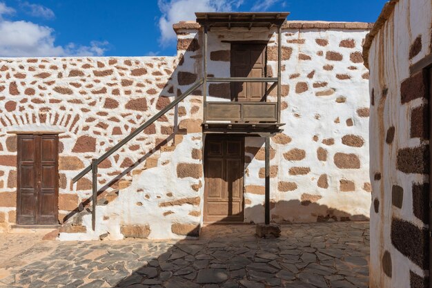 Architectuur van de oude stad van Fuerteventura, Spanje