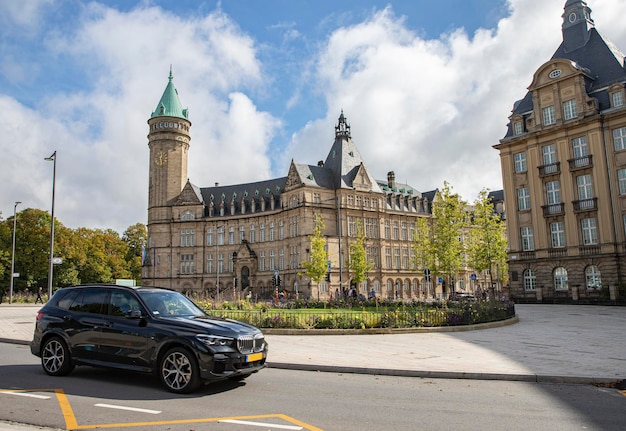 architectuur van het oude stadscentrum van luxemburg