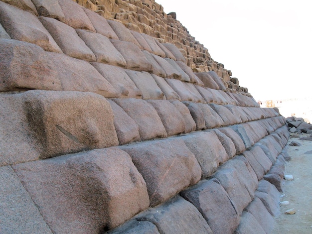 Architectuur van oude Egyptische tempels en piramides symbolen en tekens religie