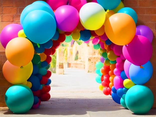 arco de globos medio arco hd pbhoto downloade