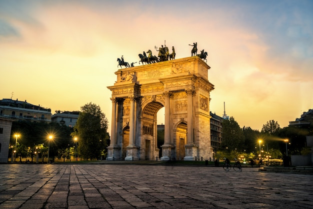 Arco della Pace in Milan