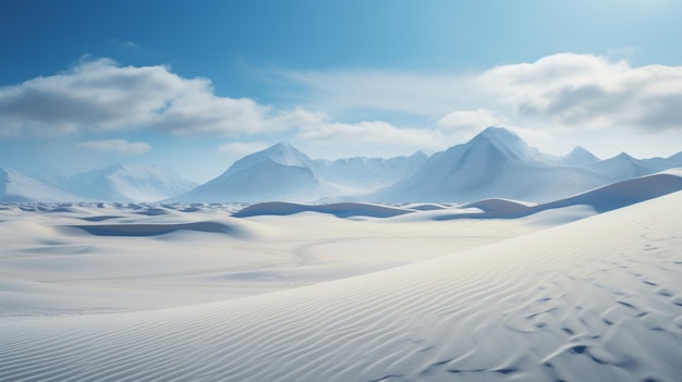 Arctic Beach Dune Een prachtig landschap in 8k-resolutie