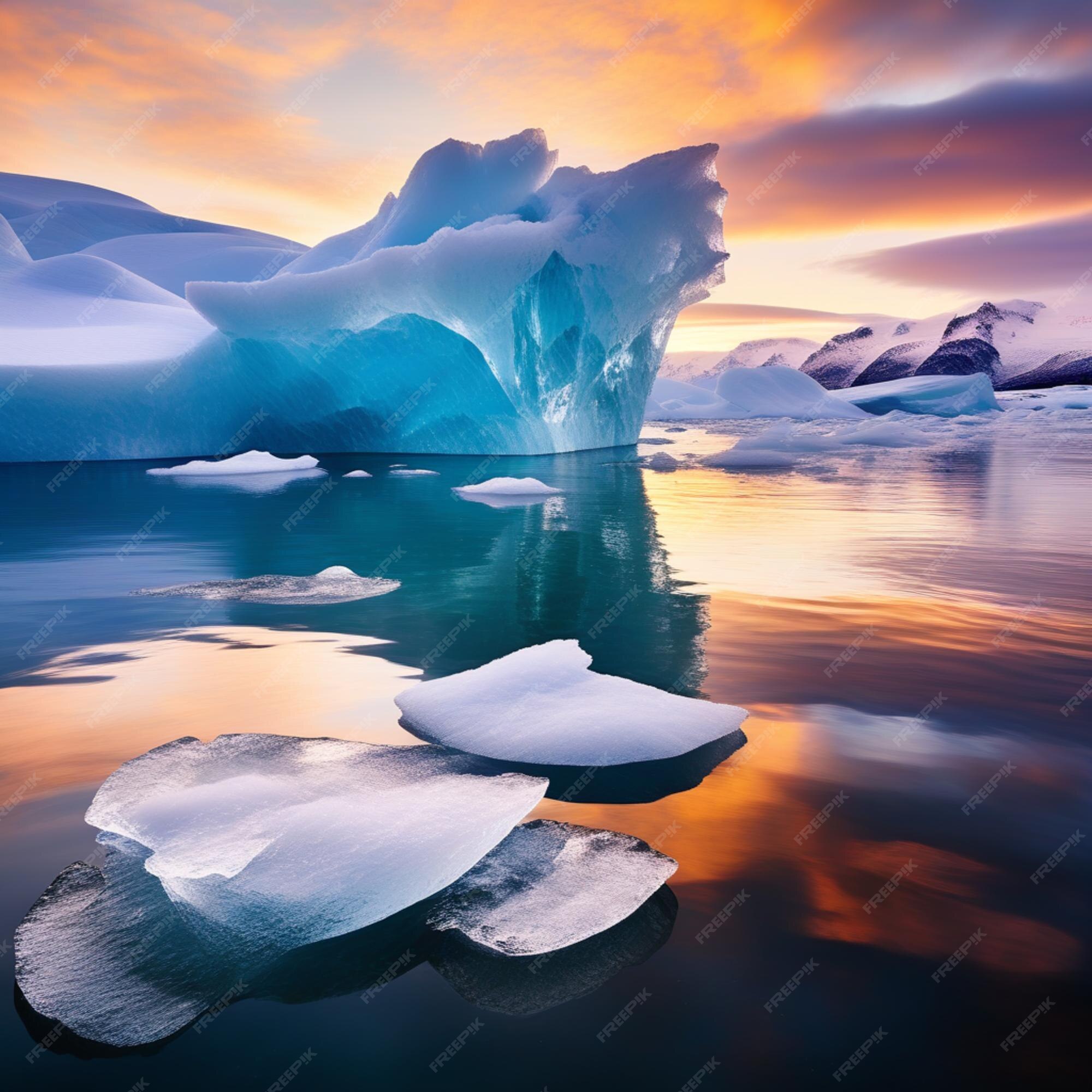 Premium Photo  Arctic Elegance Navigating the Frozen Realm