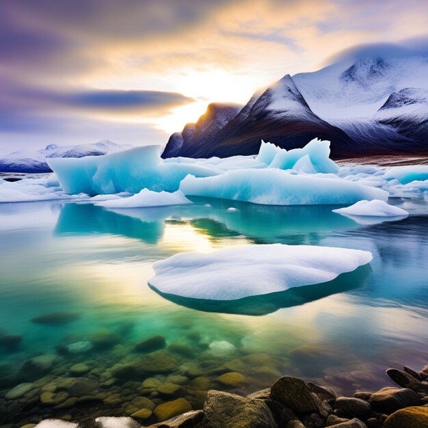 Фото Арктическая элегантность в замороженном царстве