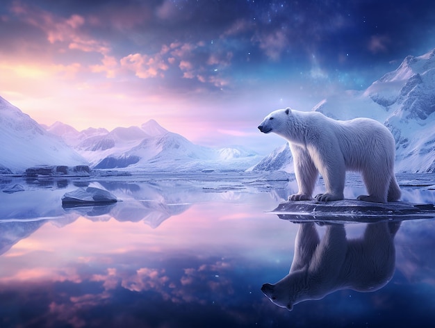 Foto arctische allure achtergrond