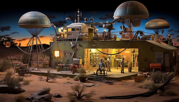 Photo area 51 diorama