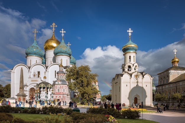 the area in front of the assumption cathedral the burial place of the Godunov