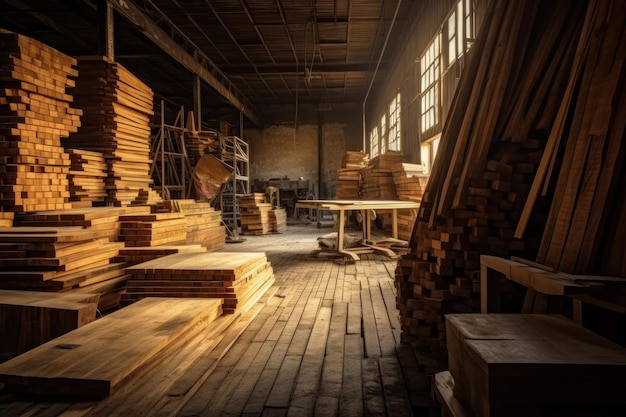 家具と木製のシートの領域 工業用木材加工