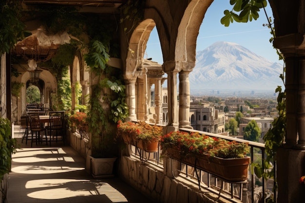 Arequipa Historic Center World Heritage Colonial Architecture in harmony generative IA