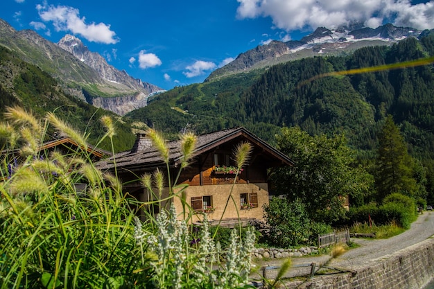 Argentiere in haute savoie in france