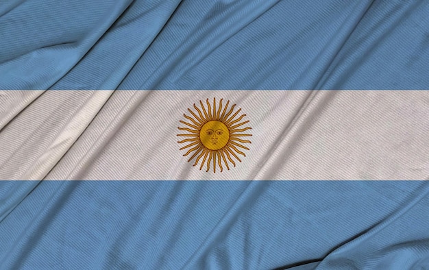 Argentina 3d textured waving flag