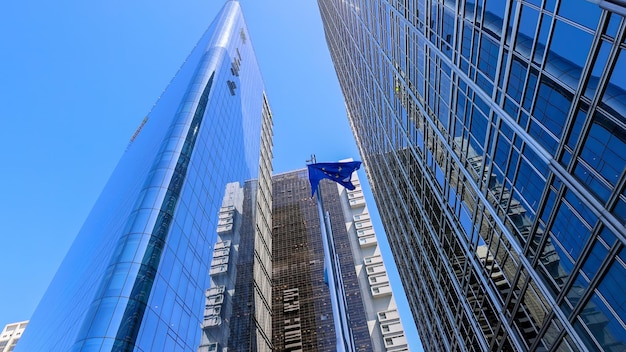 Argentina Buenos Aires panoramic financial center skyline and business development center