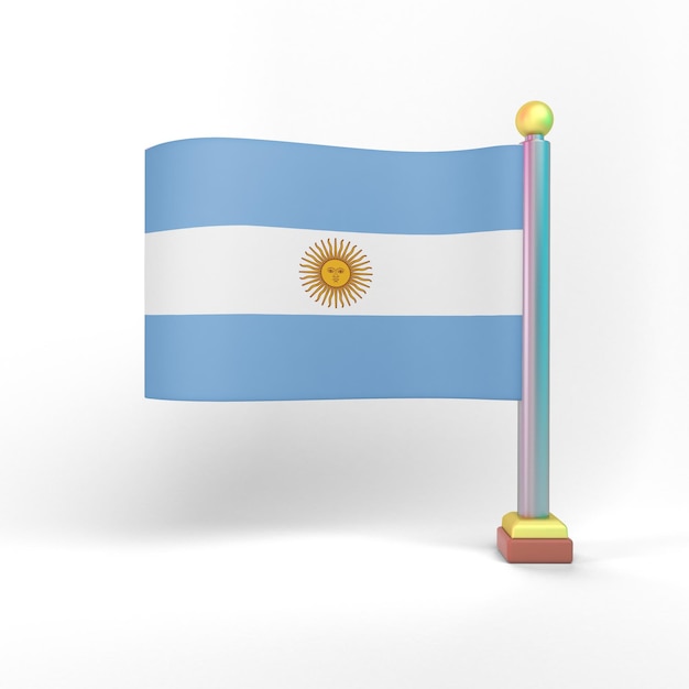 Argentina Flag Front View