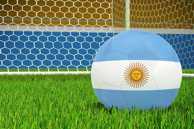 Argentina Flag In Stadium