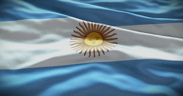 Argentina national flag background illustration Symbol of country