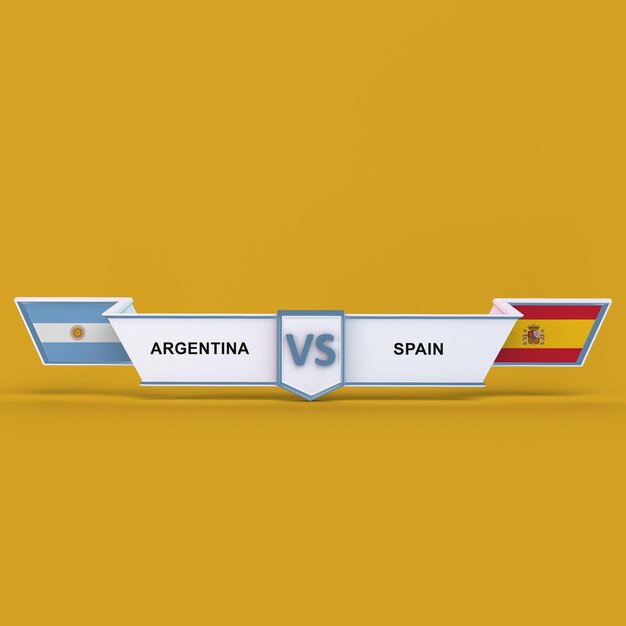 Foto argentina vs spagna