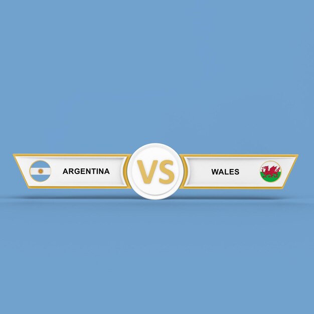 Photo argentina vs wales match