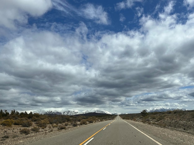 Argentine National Route in Patagonia